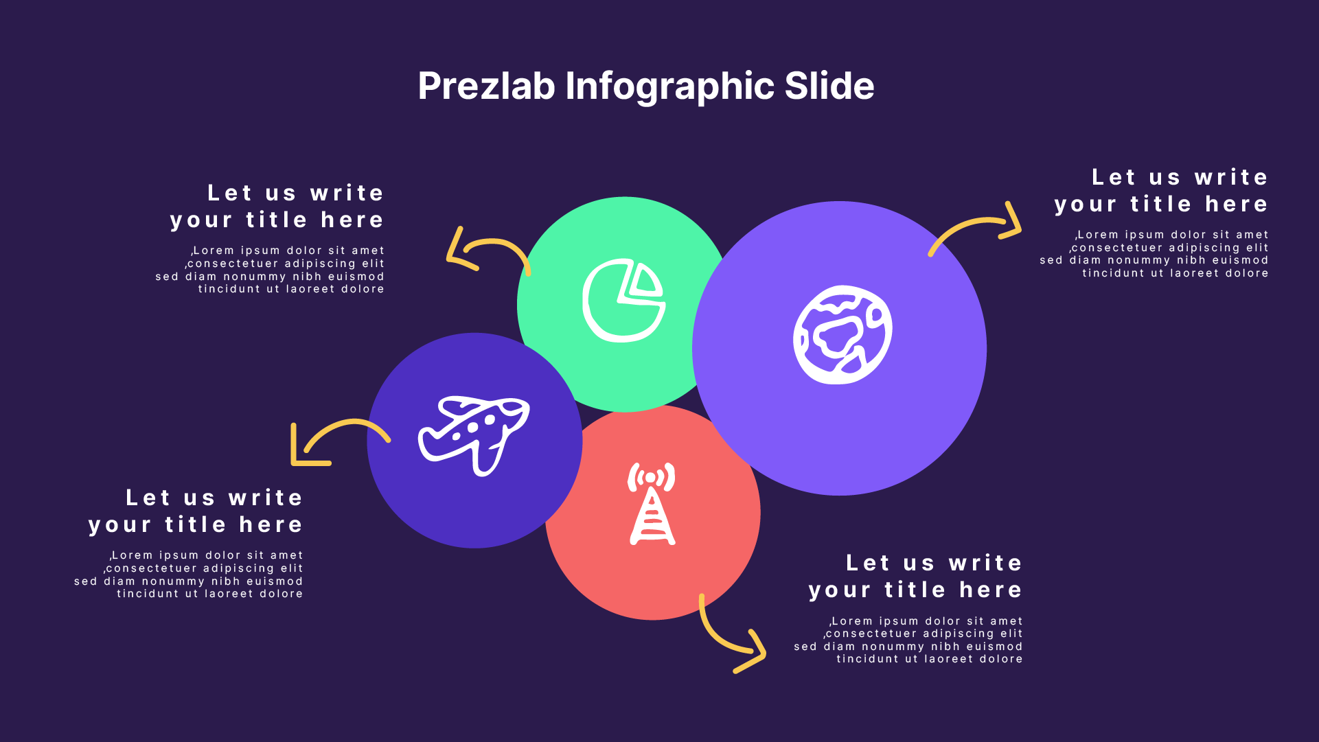 Infographic presentation design example