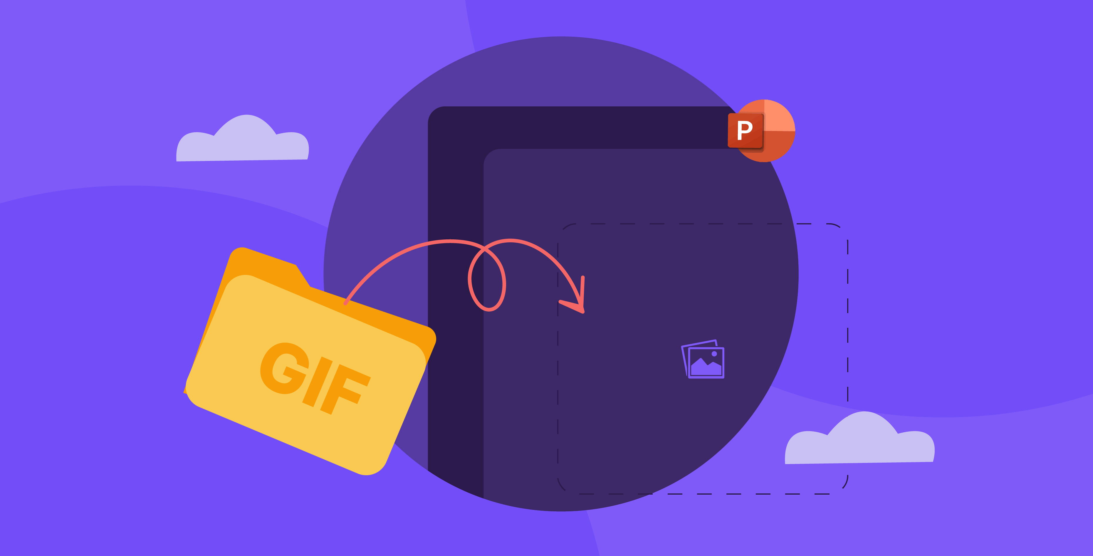 How to add an animated GIF to a presentation