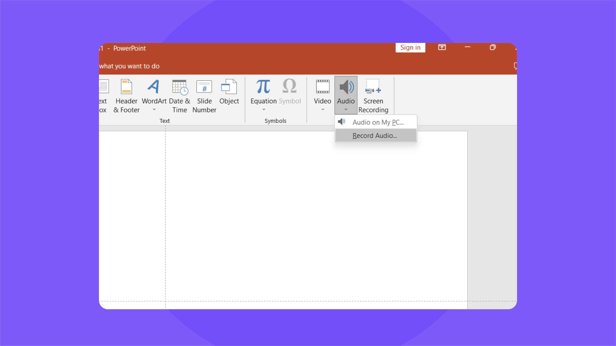 Presenter Insert How To Add Sound And Music To A Presentation