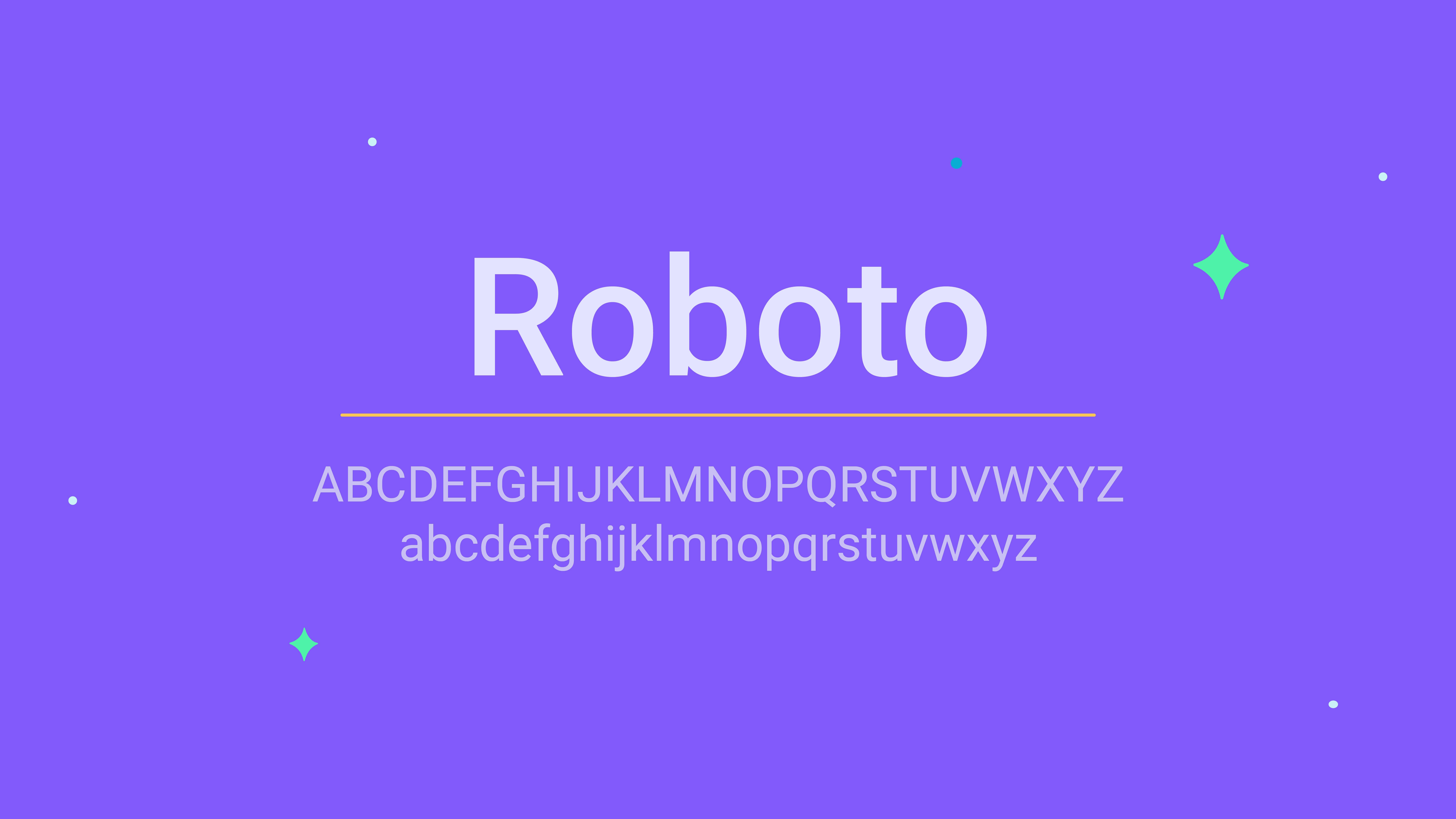 Roboto font