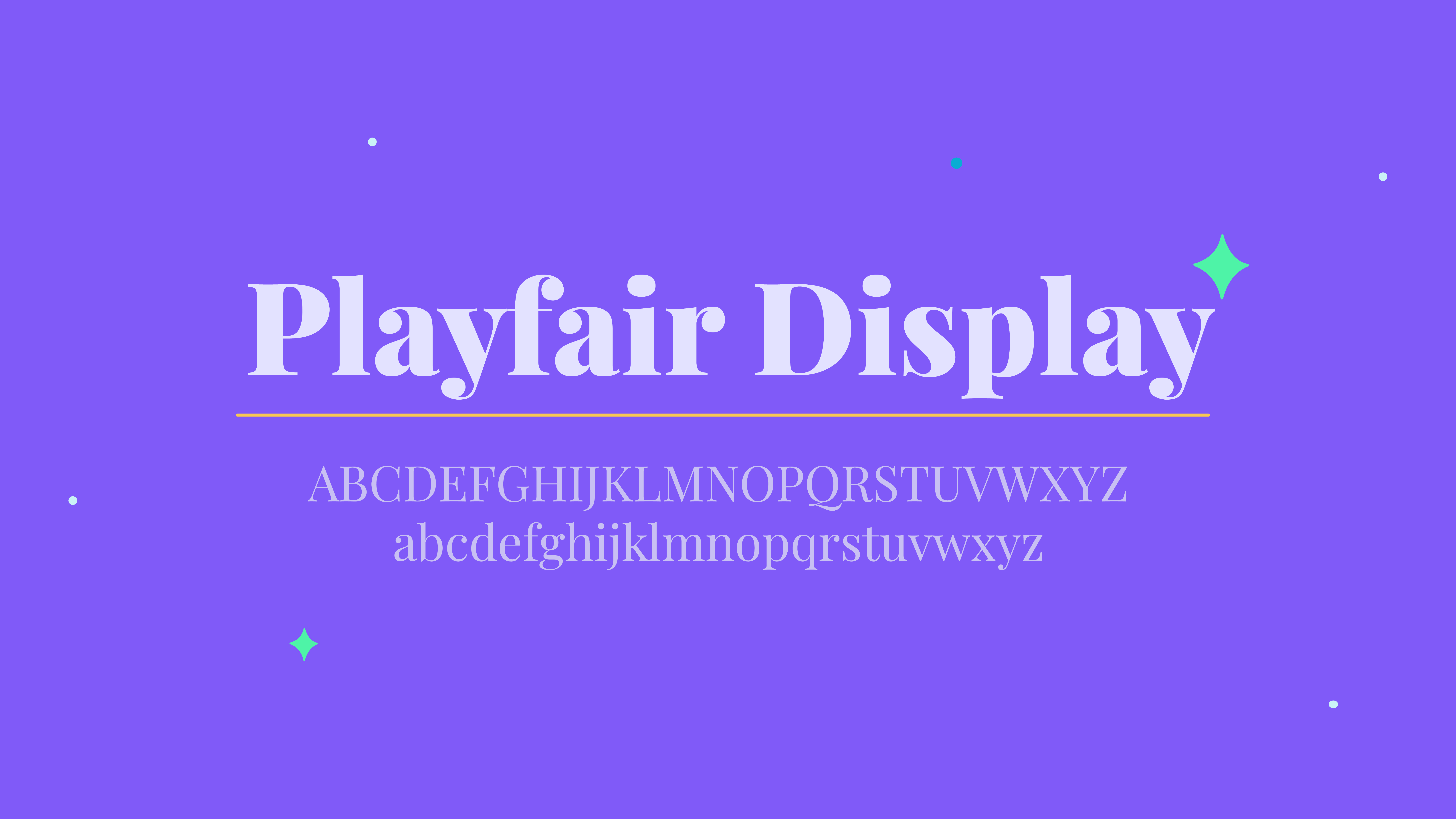 Playfair Display font