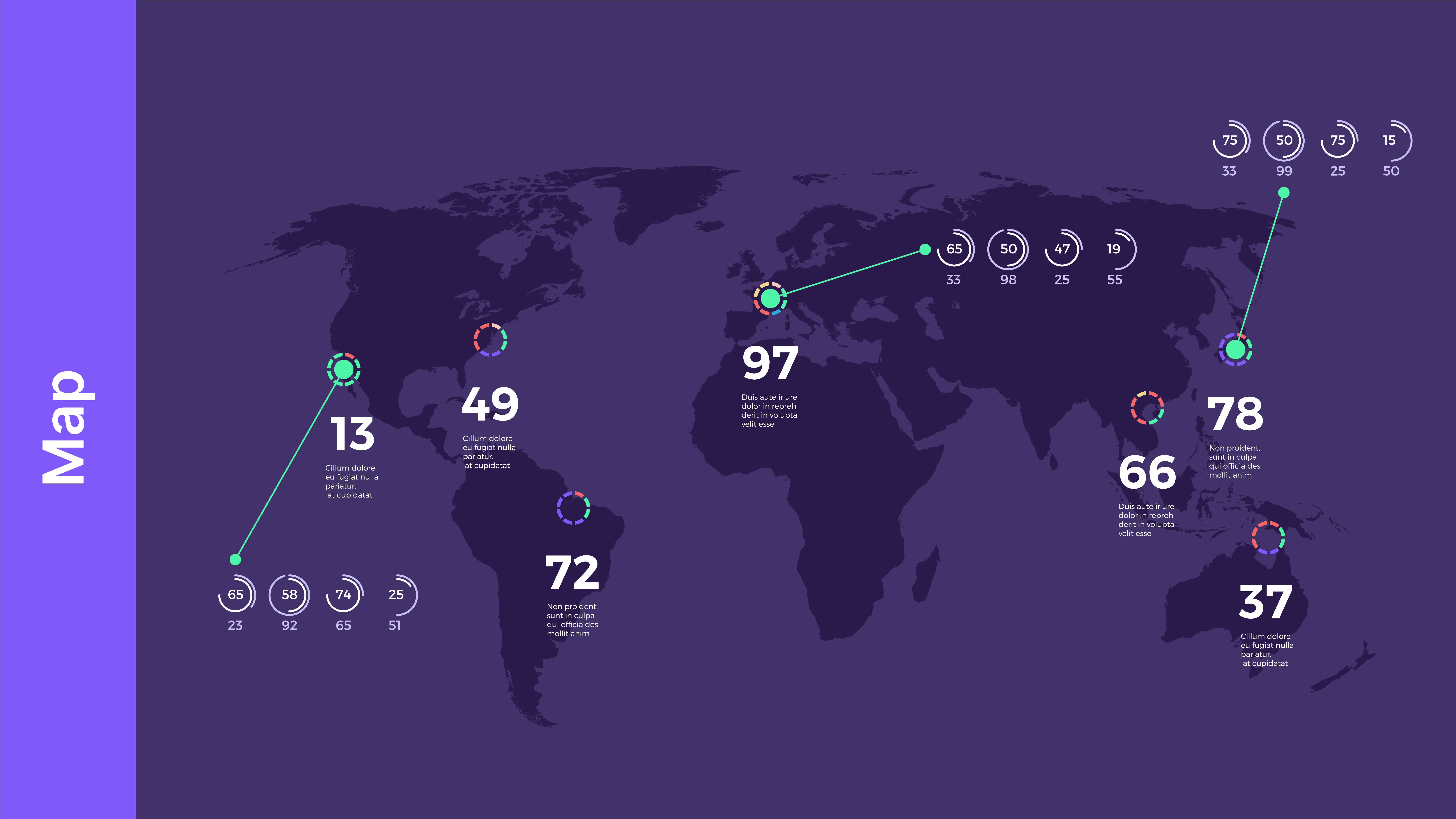 Map data visualization