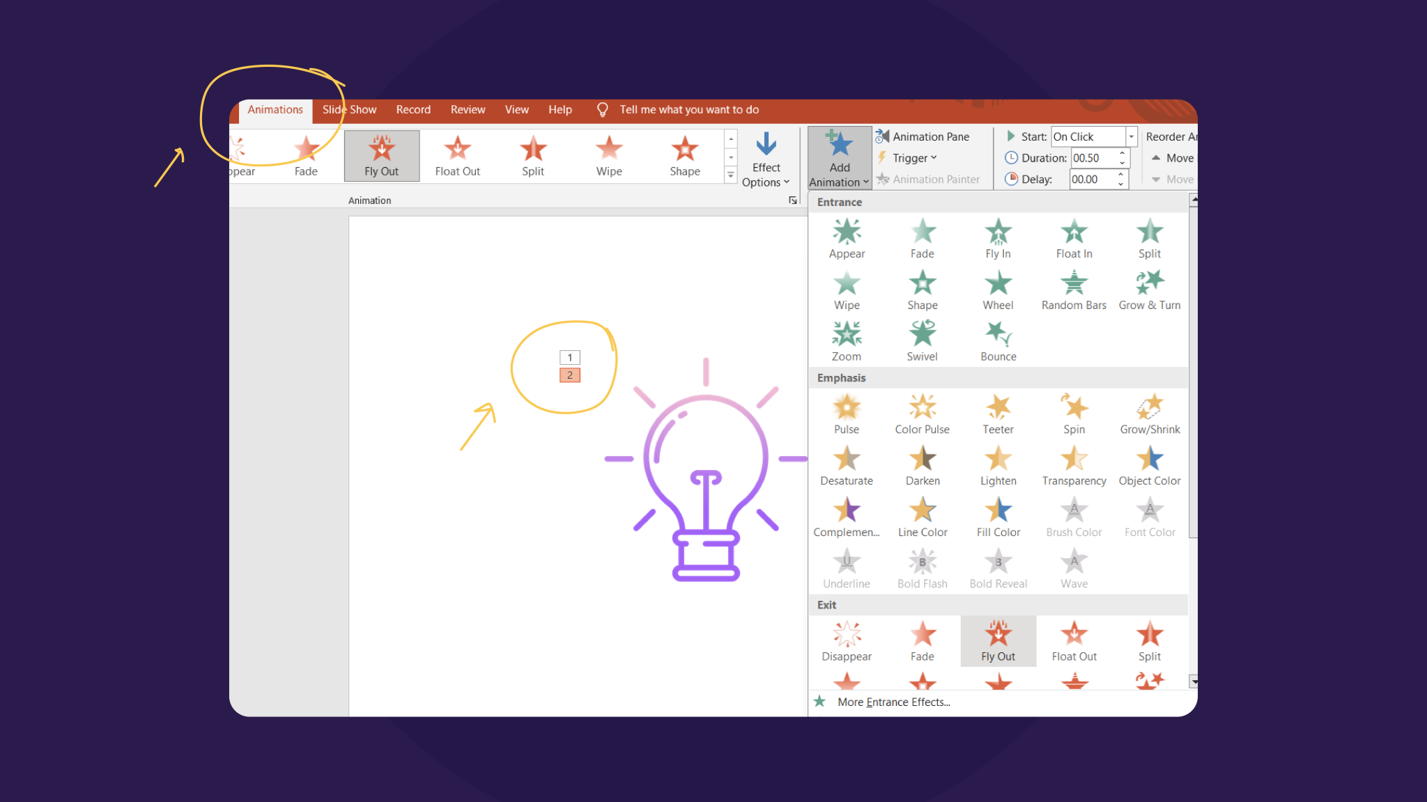 How To Use Animated Features In PowerPoint