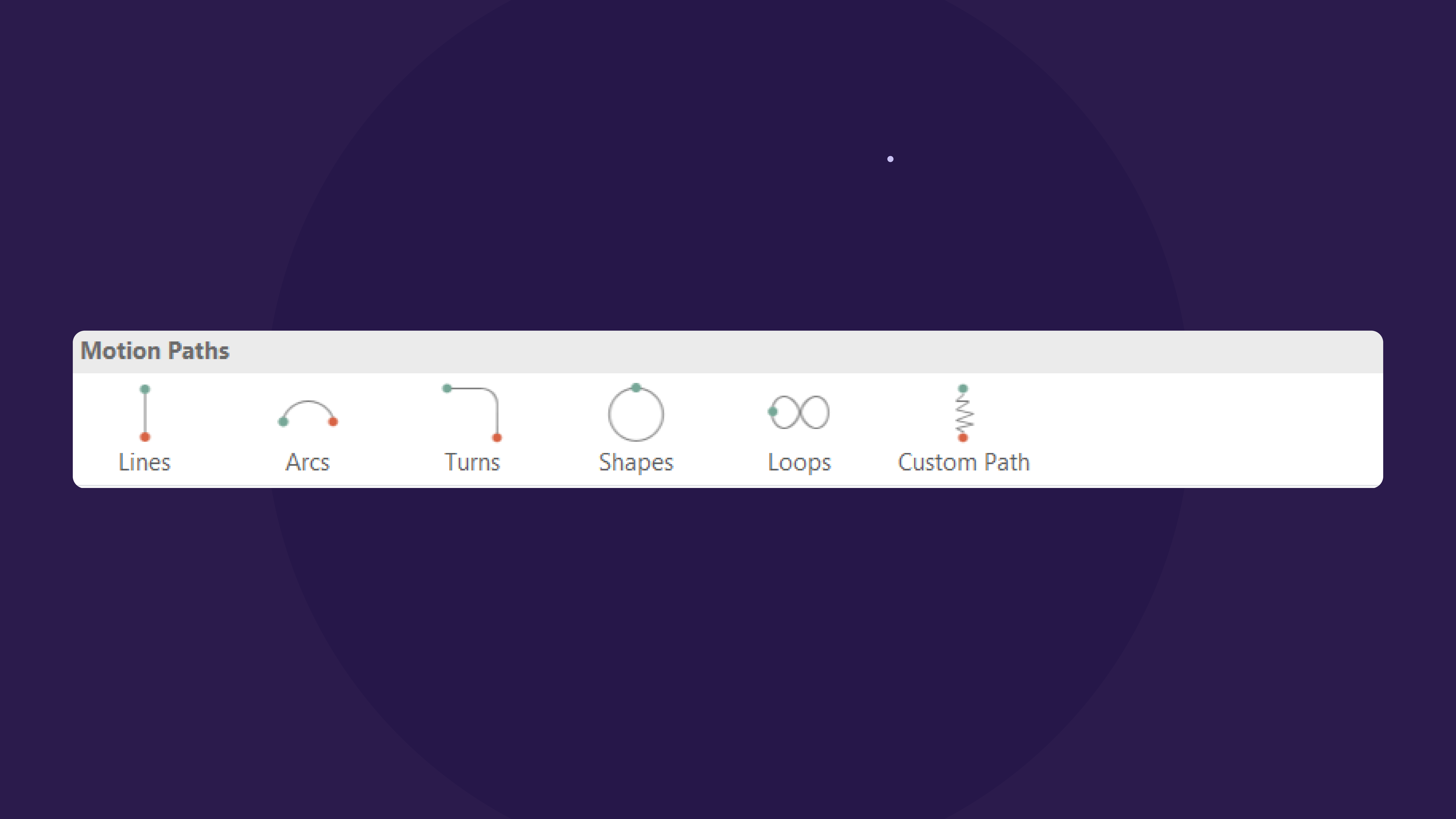 Motion path animation in PowerPoint